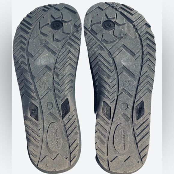 Okabashi Men’s Sz Lrg Black Mariner Vegan Waterproof Thong Flip Flops Sandals - Picture 6 of 7